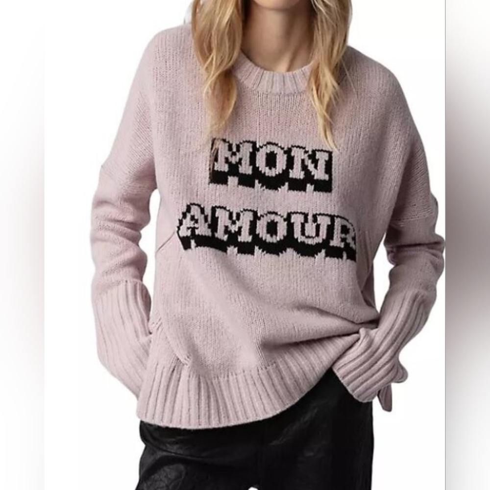 Zadig & Voltaire blush 'Mon Amour' Sweater